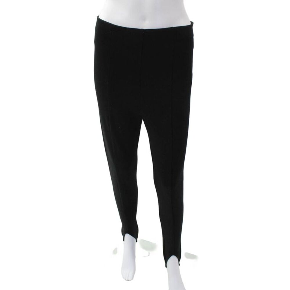 Remain Womens High Waisted Elastic Waist Stirrup Leggings Black Size 6